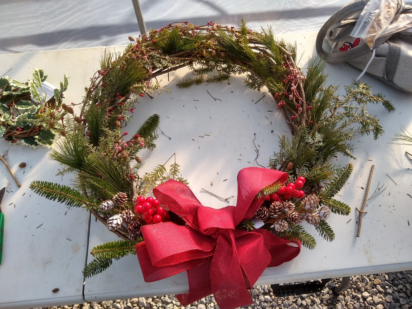 Christmas Wreath Making: ($55 Total)