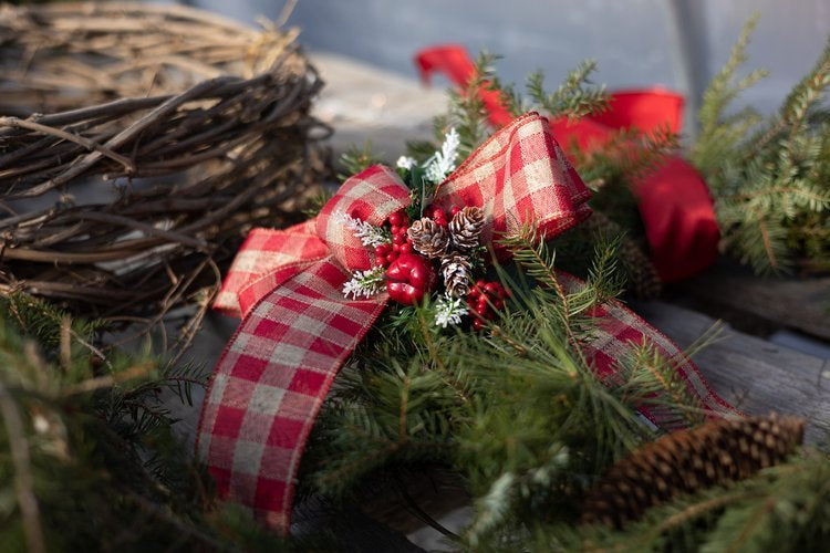 Christmas Wreath Making: ($55 Total)